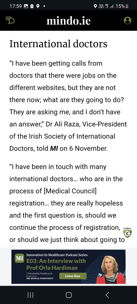 *** Recruitment Freeze of Junior Doctors & other HCWs continuous and is alarming. *** Checkout concerns shown by Doctors & my opinion how International Doctors are thinking over it in @med_indonews by @CathyReilly @NDTP_HSE @HSELive @health_irish @HospitalBuddy @MMGulzar…