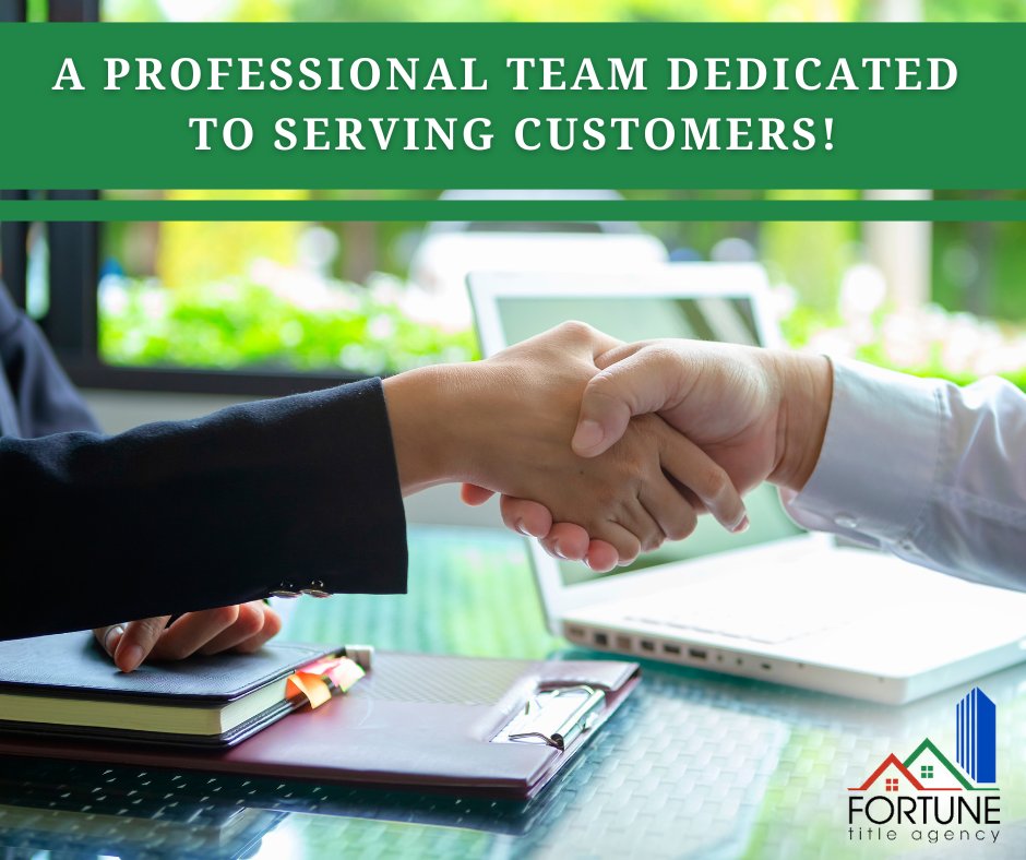 FortuneTitle's tweet photo. At Fortune Title Agency, our mission is to provide exceptional service and support to every customer we serve. Our dedicated team of professionals is committed to ensuring your needs are met and your expectations exceeded.👥 

Learn more about us at https://t.co/tfl35g8JQP! https://t.co/5t9iRCuo0l