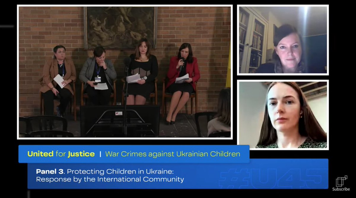 Raoul Wallenberg Centre for Human Rights (@therwchr) on Twitter photo <a href="/kovaliv_y/">Yulia Kovaliv</a> <a href="/HerasymchukD/">Daria Herasymchuk</a> @aagjeieven <a href="/avalaina/">Oleksandra Matviichuk</a> <a href="/drshellywhitman/">Shelly Whitman</a> <a href="/LZaburanna/">LesiaZaburanna MP</a> <a href="/MasseyCollege/">Massey College</a> <a href="/GP_Ukraine/">Офіс Генерального прокурора</a> <a href="/GAC_Corporate/">Global Affairs Canada</a> <a href="/UKRinCAN/">UKR Embassy in CAN</a> Our distinguished panelists focused on protecting #children in #Ukraine and the response by the international community to the deportation and forced assimilation of thousands of Ukrainian children. <a href="/kovaliv_y/">Yulia Kovaliv</a> <a href="/HerasymchukD/">Daria Herasymchuk</a> @aagjeieven <a href="/avalaina/">Oleksandra Matviichuk</a> <a href="/drshellywhitman/">Shelly Whitman</a> <a href="/LZaburanna/">LesiaZaburanna MP</a> <a href="/MasseyCollege/">Massey College</a> <a href="/GP_Ukraine/">Офіс Генерального прокурора</a> <a href="/GAC_Corporate/">Global Affairs Canada</a> <a href="/UKRinCAN/">UKR Embassy in CAN</a> Our distinguished panelists focused on protecting #children in #Ukraine and the response by the international community to the deportation and forced assimilation of thousands of Ukrainian children.