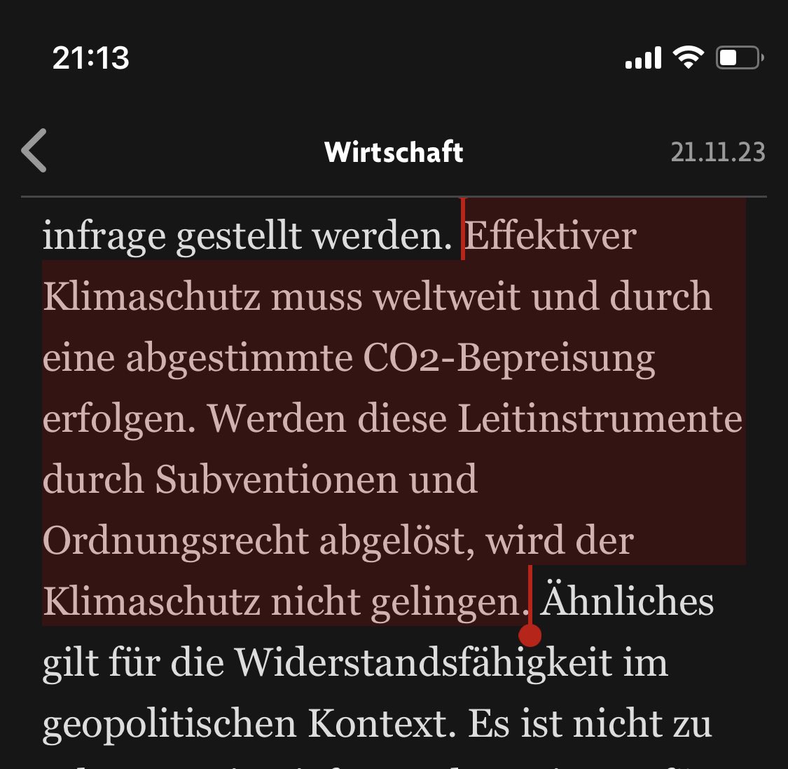 Ich zähle die Sekunden, bis Joe Biden zur FAZ greift, den Aufsatz von Lars Feld liest und endlich begreift, wie effektiver Klimaschutz aussehen „muss“.