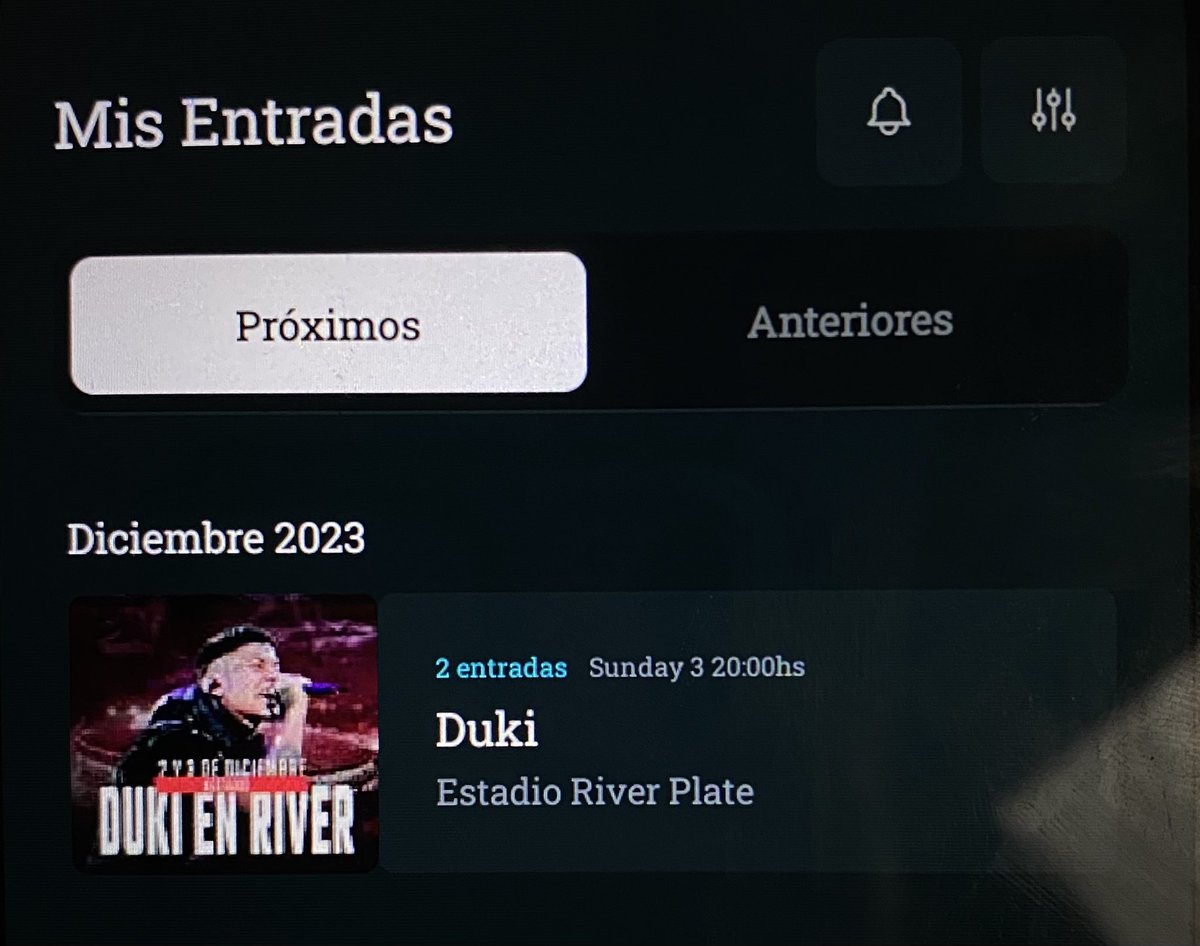 Vendo 2 entradas para el concierto de Duki, Platea alta Belgrano, las transfiero por Quentro, acepto transferencia o efectivo