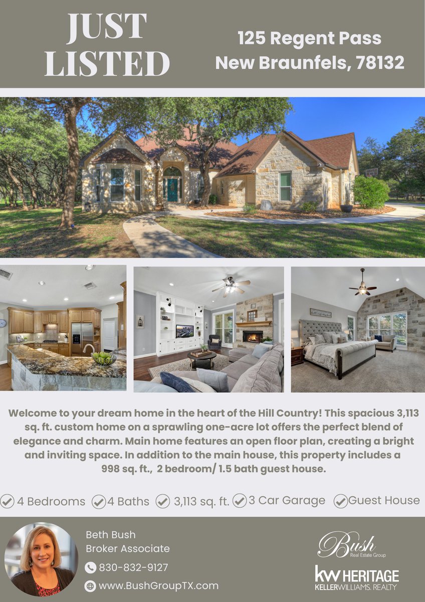 bbushrealtor's tweet photo. JUST LISTED!!! Custom Home in Hill Country on 1 acre. Contact me for more information. https://t.co/K3iZP8FkYz