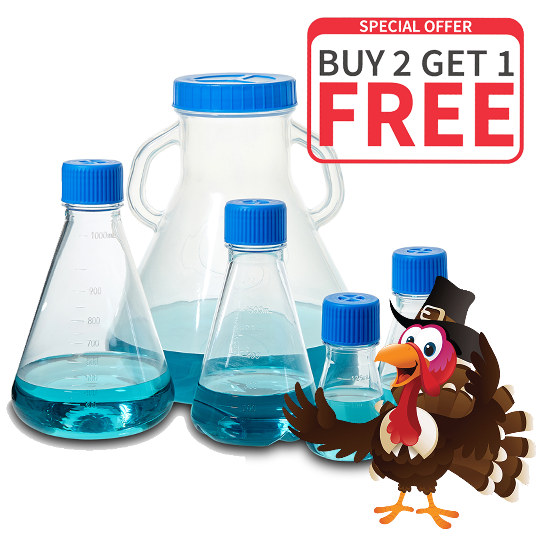 SouthernLabware's tweet image. ⏳ 10 Days Left! Erlenmeyer Flask Sale Ends Dec 1st! ⌛

🔬 Buy 2 Get 1 FREE! Choose from Polycarbonate or PETG, baffled or flat bottom, sizes 125-1000ml with vented cap.

Stock up your lab now! 

#LabDeal #ErlenmeyerFlasks #SouthernLabware #ScienceSale #Countdown