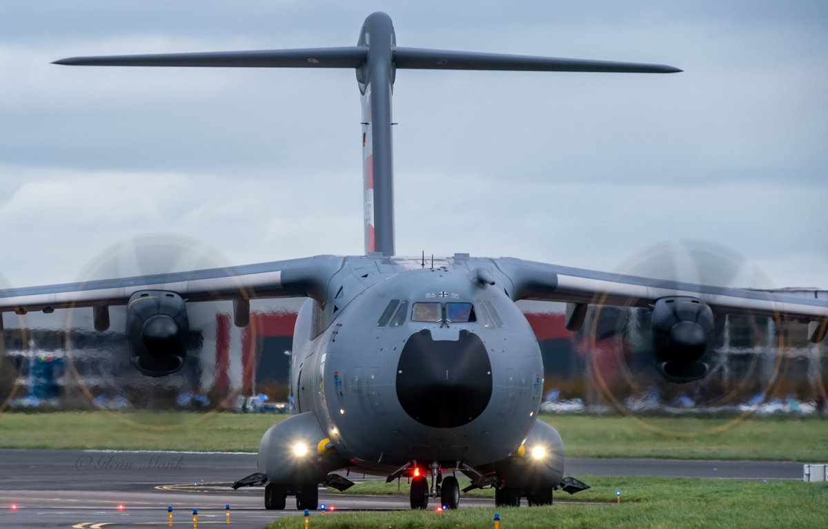 monkg57's tweet image. Arriving at #Dublinairport #Airdefender2023 #Luftwaffe #Airbus #A400M #Avgeek on a training mission from Norway