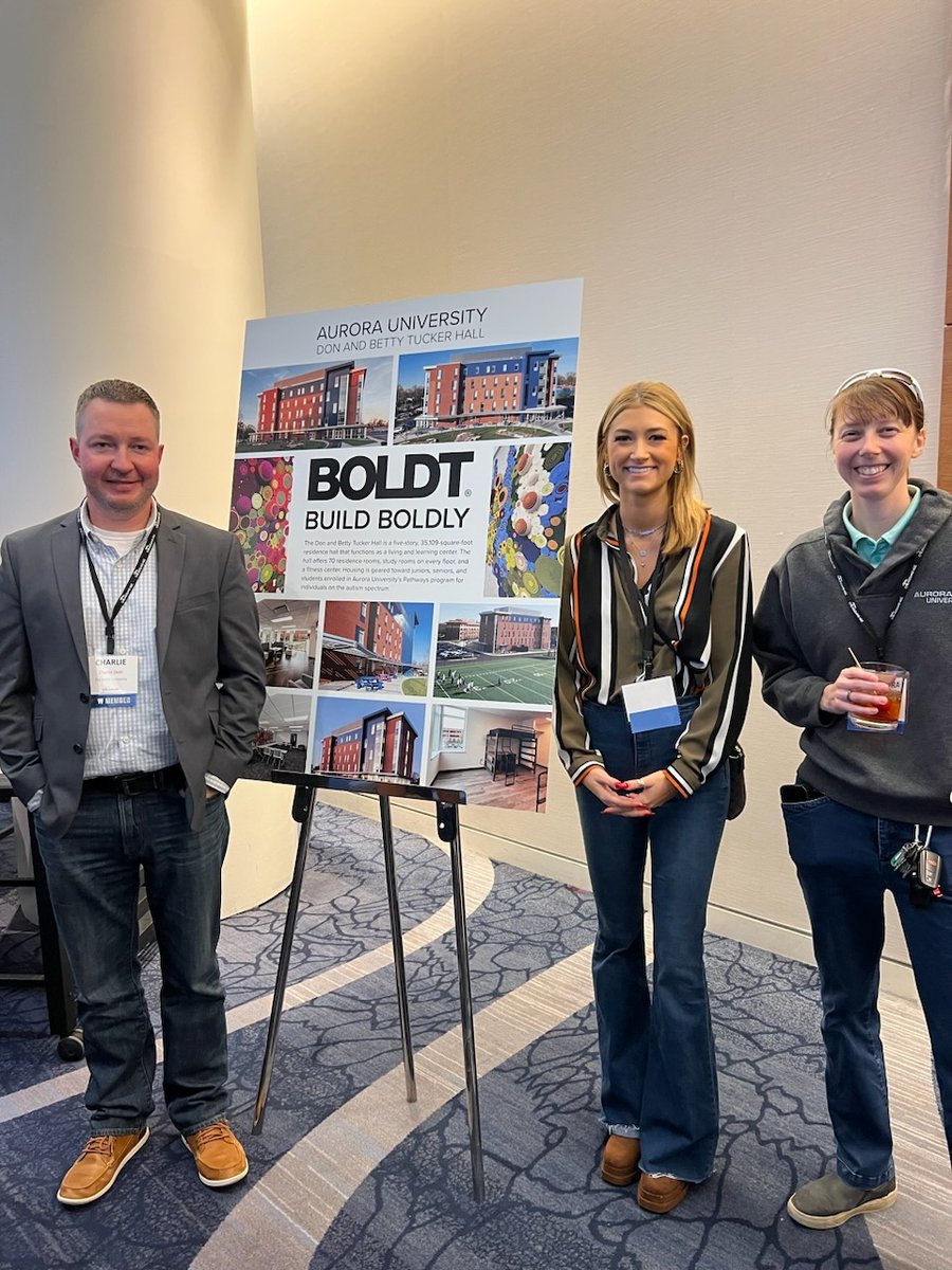 The Boldt Company is thrilled to announce we have been awarded @ChicagolandAGC's award for New Construction under $50 million for the successful completion of @AuroraU's Don and Betty Tucker Hall. Congratulations to the team.

#CAGCAward #BuildBoldly #ConstructionAward #Aurora...