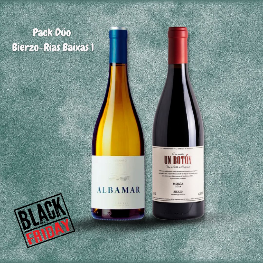 LagaretaG's tweet photo. No te pierdas nuestras ofertas de Black Friday.
📣 DEL 22 al 28 DE NOVIEMBRE
Descubre descuentos increíbles en estos Packs DÚO de vinos seleccionados para disfrutar El Bierzo y Galicia.
Tú eliges tu Pack preferido ➡️Disfruta-Comparte-Regala😉🍷 https://t.co/tOHFdBwBCa