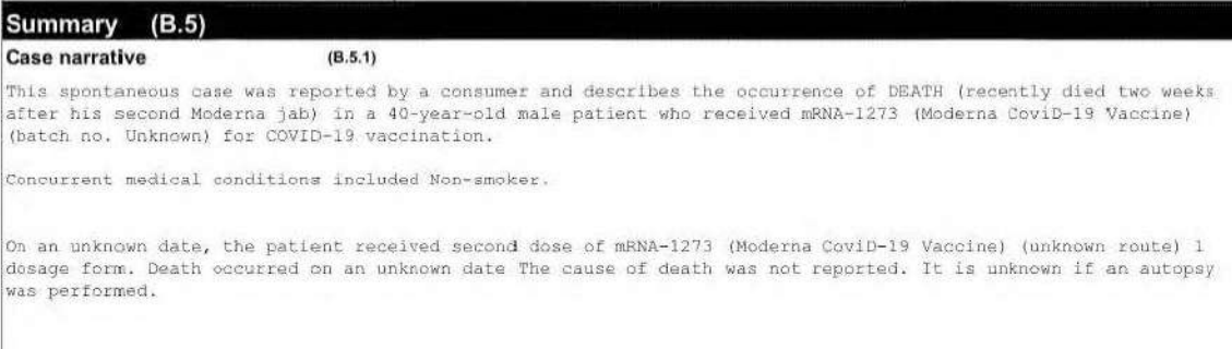 stkirsch's tweet photo. BREAKING: Health Canada FOIA request shows the COVID vaccine killed a lot more people than Health Canada would ever like to admit. 2,140 pages of death reports (each report spans multiple pages). Decide for yourself who is telling the truth.
https://t.co/ejP7ftotJL