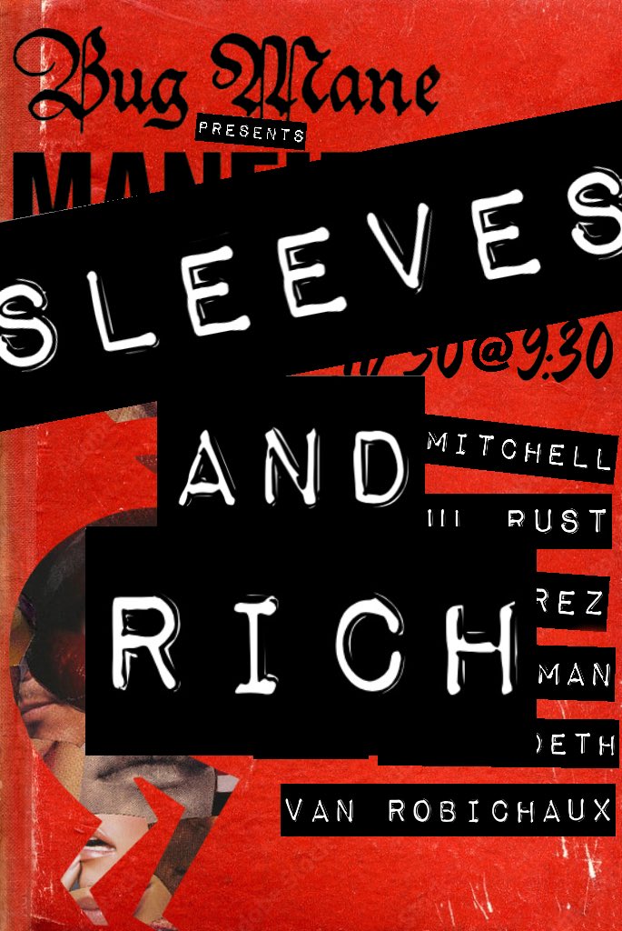 Just announced - <a href="/itsmesleeves/">sleeves</a> and Rich will be ripping cigs in the audience