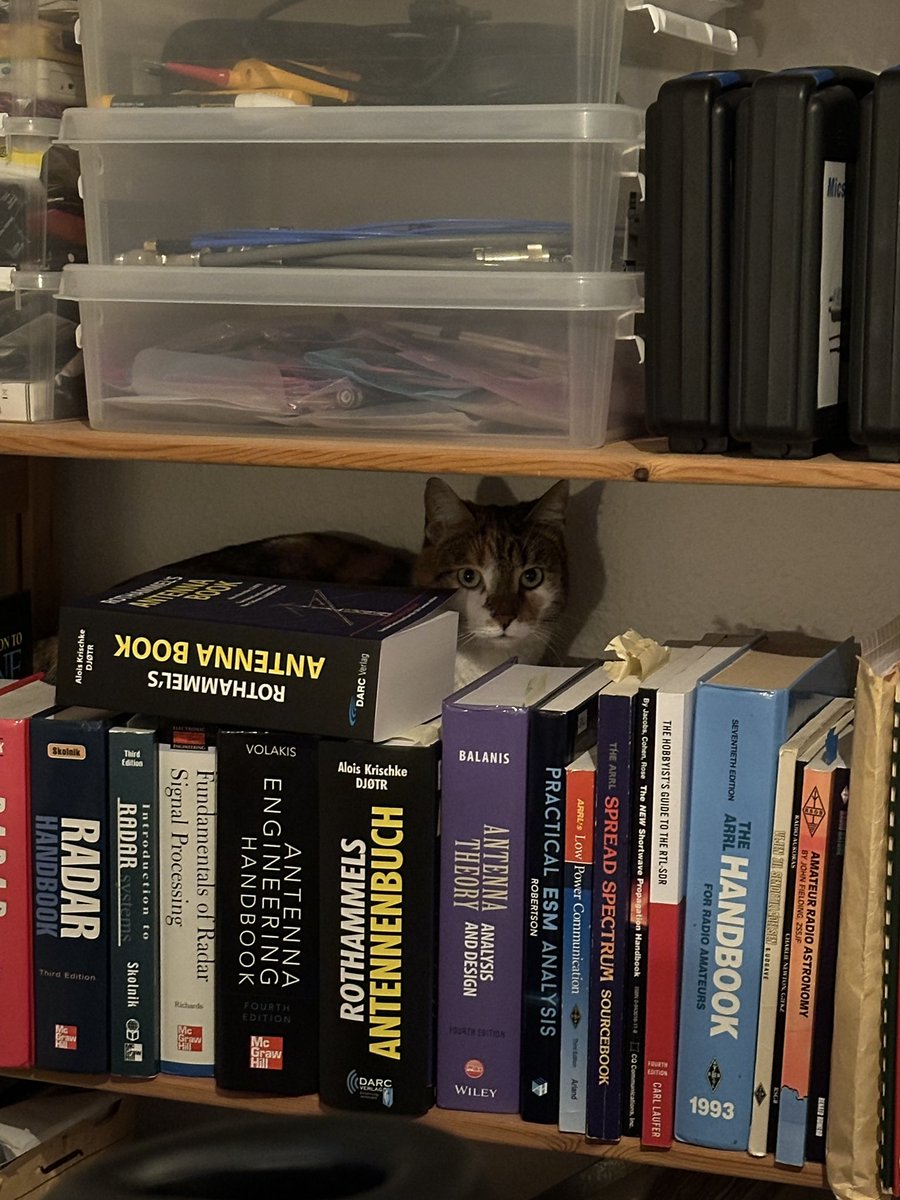 oz1lqo's tweet photo. Say HI to my lab assistant ☺️🐱 #hamradiocat #hamradio #rfengineer #labcat https://t.co/qXBFYTceDW