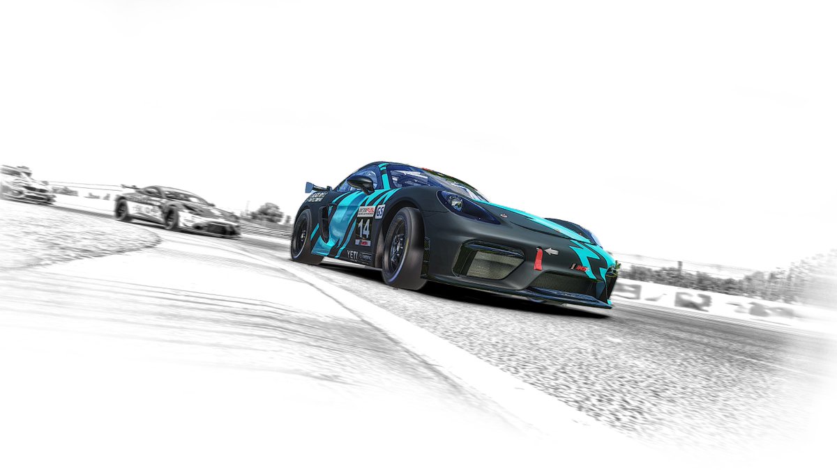 MattRadicalLIVE's tweet photo. Inspired by @GrizzleOnTwitch's work, I edited a few in-game screenshots from a GT4 race ft. my newest livery for the Porsche 718 Cayman.
Really happy with both of them, but the white one is my fav! Thanks again for the inspiration Grizzle! π
#iRacing #simtography #simracing https://t.co/cGoyNNl0nr