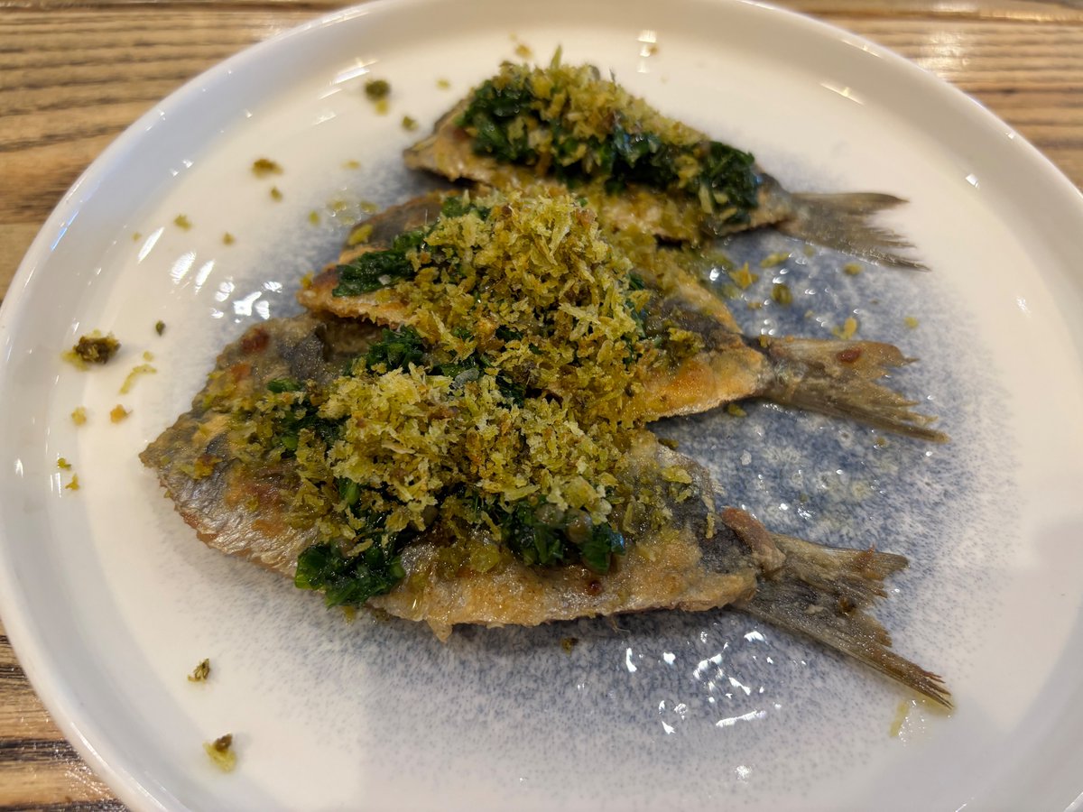 Eats:
- noodles, Master Wang
- dumplings, Miso
- gratin, Small Canteen
- sardines, Lovage