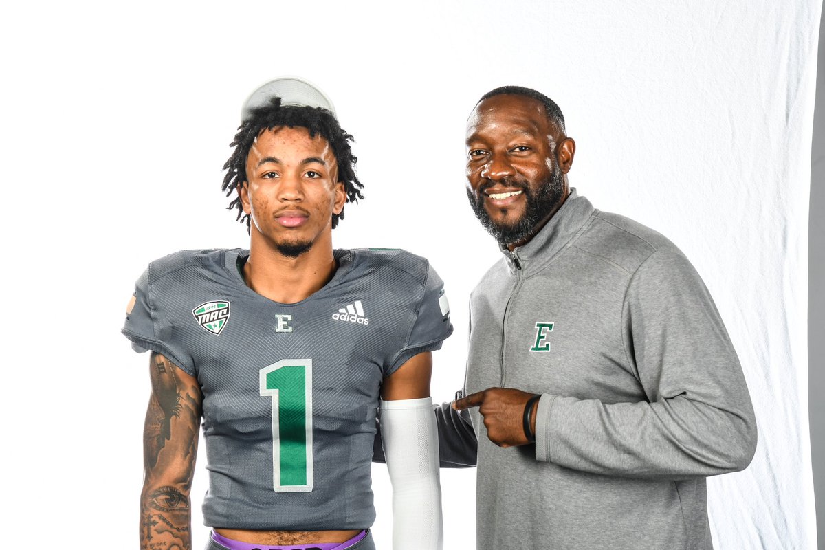 jpuno_'s tweet photo. I enjoyed my Official Visit to @EMUFB. I want to Thank @Coach_Creighton &amp; @Coach80Cj, and all of the Staff for the hospitality!

Playoff Ready ⚒️
@coachTcsm @CoachDovey @CoachAmoako 

#Etough #BleedBlue https://t.co/IrzfYhubrp