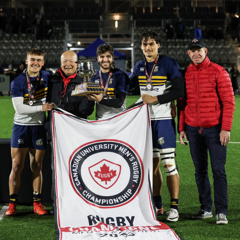 bcrugbyunion's tweet photo. A BIG weekend for BC's University Teams!🏆

Sunday's Final at the 2023 #CUMRC saw @UBCRugby take home their third-straight National Title against @uvicvikes, while hosts' @TWURugby fought to 5th in the consolation Final against Queens. 

More 👉 https://t.co/WTrpUmXzJM

#BCRugby https://t.co/TxaKrBPi97