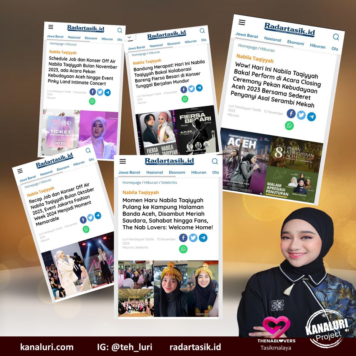 LuriHand's tweet photo. HBD, Wilujeng tepang taun, Happy Milad @Nabilataqiyyah_

Semoga selalu dalam Rahmat dan Lindungan Allah Subhanahu Wata'ala..

Barakallah fii umrik, sehat wal'afiat dan semua doa terbaik..
Aamiin..

NABILA KITA RAYAKAN
#KISAH18thNabilaTaqiyyah https://t.co/IUN413IqHm