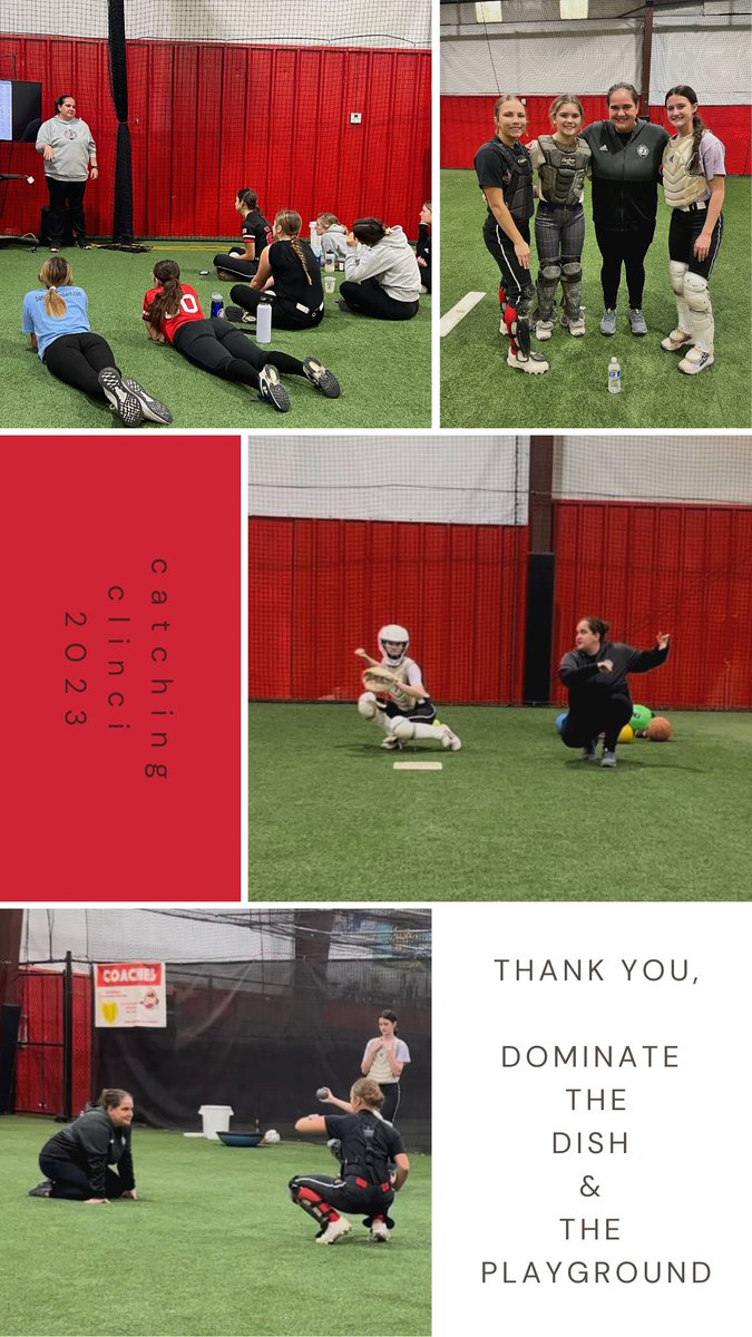 Thank you to Kirsten Cox of @DTDSoftball and Emmi Uitts of @pgsiouxfalls for putting on a great camp for our catchers this weekend. We appreciate the wealth of knowledge you bring to our athletes!
