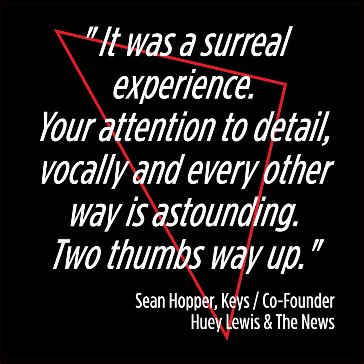 HueyTribute's tweet photo. We always get asked if we’ve met the real #HueyLewisAndTheNews &amp; what do they think of our #tribute? #SeanHopper showed up, surprised us &amp; had this to say. This is the perfect week to say #ThankYou, Sean.
#TheHeartOfRockAndRoll is still beating #HueyLewisTribute #HueyTribute https://t.co/C2N2spM6ub