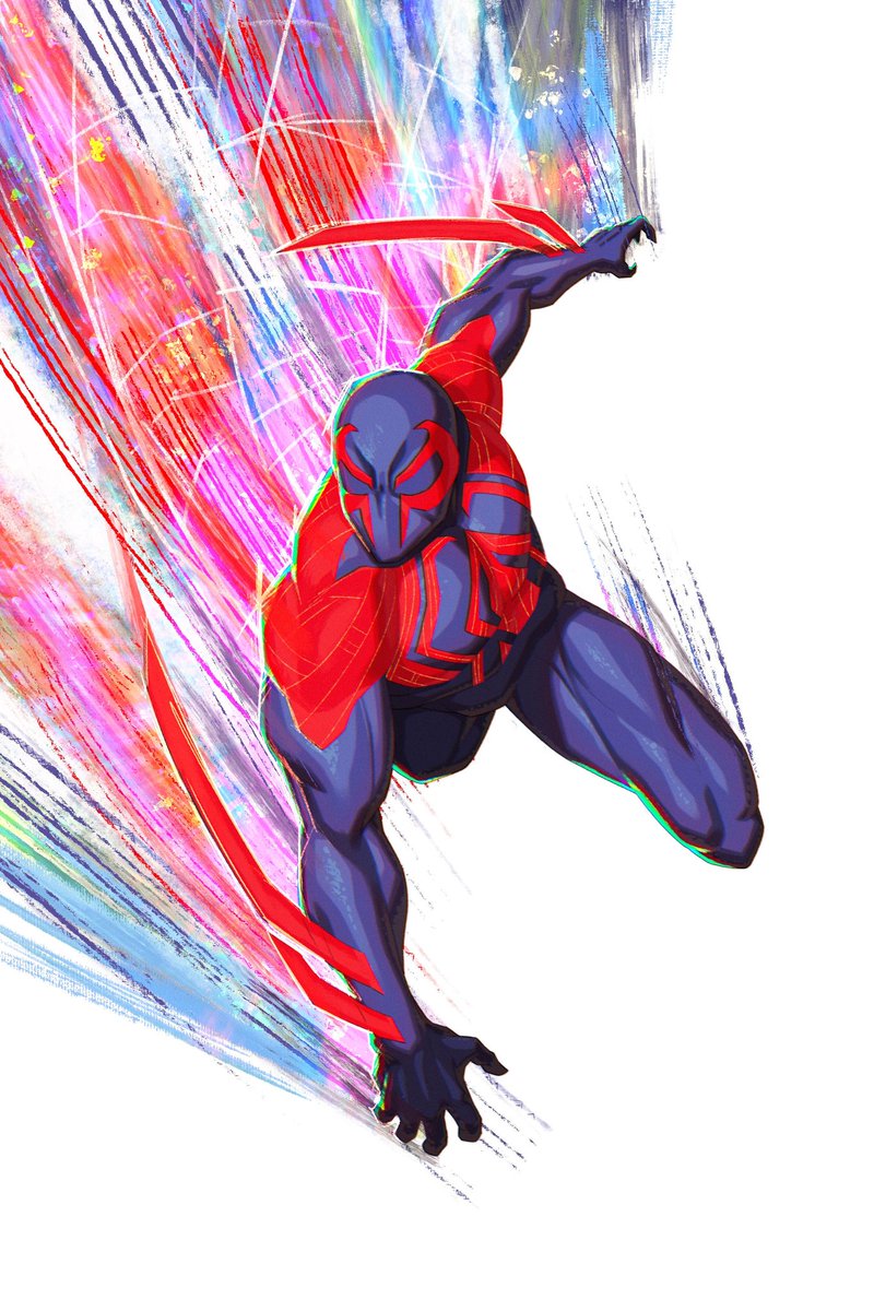 Decided to punch up my Spider-Man 2099 illustration

Hope y'all like it :)
#IntoTheSpiderVerse #SpiderVerse
