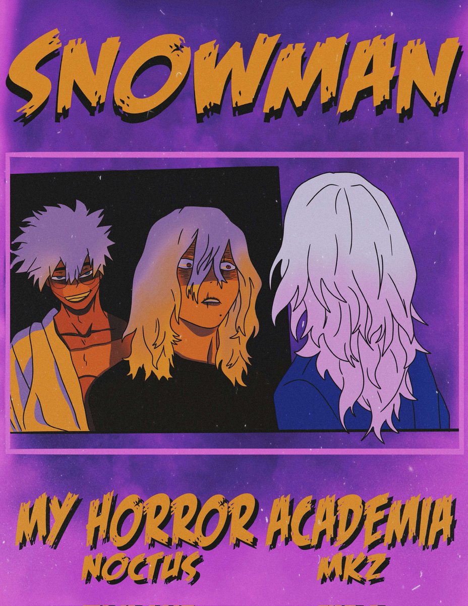 Honoured to be my buddy's artist! Truly go and read <a href="/grimoulus/">ɴᴏᴄᴛᴜꜱ.🌙</a> 's fic its an amazing psychological horror!
💜💛
Part of the <a href="/MHAHorrorBang/">My Horror Academia Bang</a>
Written by: <a href="/grimoulus/">ɴᴏᴄᴛᴜꜱ.🌙</a>
archiveofourown.org/works/51708997…
#shigaraki #shigadabi #dabi 
#荼死 #荼毘死