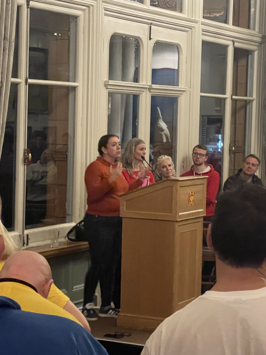 Inspiring speech by Julie Nerney - what a journey she has been on.