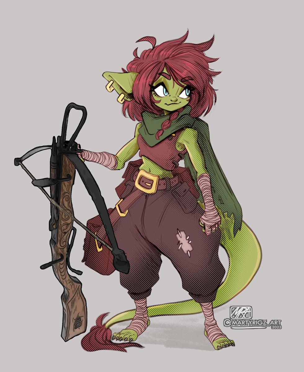 DnD-ified my goblin gal Maia