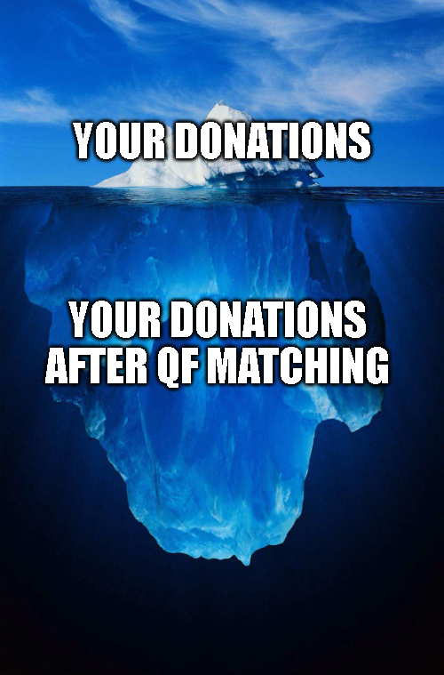 🧊 Thanks to everyone who has already donated! 🧊

🧊 Spread the word! LET'S GROW! 🧊

🧊 #TipOfTheIceberg #GG19 🧊  🥶