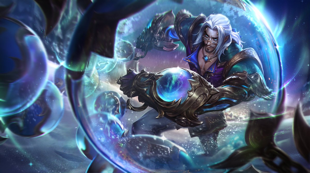 lol_es's tweet photo. La Aurora debe brillar otra vez.

❄️ Hwei bendición invernal
❄️ Senna bendición invernal
❄️ Sylas bendición invernal
❄️ Thresh bendición invernal https://t.co/GLdizBp0Rc