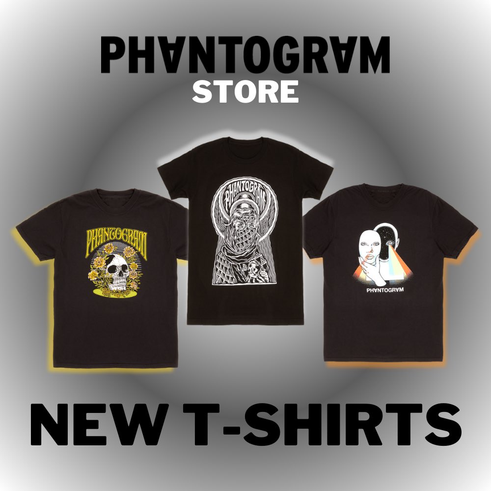 New tees available on our online store now!! 🤘🏼 phantogramshop.com