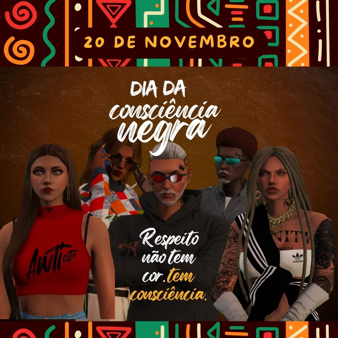 Respeito não tem cor, tem consciência!