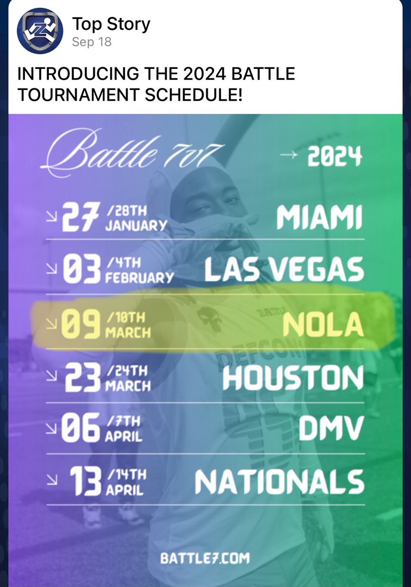 🚨🚨 

LAST TRYOUT DAY will be December 2nd at 10:00am‼️(13/14U)

ONLY 4 MORE SPOTS AVAILABLE‼️

Location : 10800 Kippie Cut off Ocean,springs, MS

15$ tryout fee VENMO:goonsquad7v7

First 2 tournaments will be in Florida and Nola. 

Dm for me information.