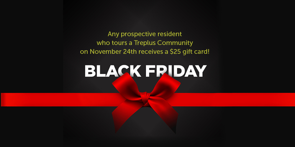 TreplusComm's tweet image. The Countdown for Black Friday is on! Plan now to tour a participating Treplus Community to experience active adult living and receive a $25 gift card. Learn more:
trepluscommunities.com/news/black-fri…

#BlackFridayDeals #ActiveAdultLiving #TourFriday #activelifestyle