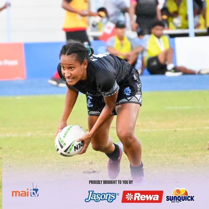 maitvfiji's tweet photo. Action from the Fiji Women's Rugby League 9s match against Tonga at the National Stadium in Honiara. Fiji lost to Tonga 10-8
#PacificGames2023 #TeamFiji #SOL23 #Fiji 🇫🇯🇹🇴🇸🇧 https://t.co/5p2fd0nljT