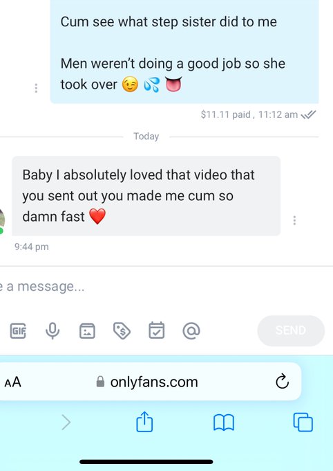 Have you seen my #stepsister content? Well you should on #onlyfans https://t.co/hvN6ziHd9n<a href="/tag/stepsister"class="tags">#stepsister</a><a href="/tag/onlyfans"class="tags"><span>#onlyfans</span></a>