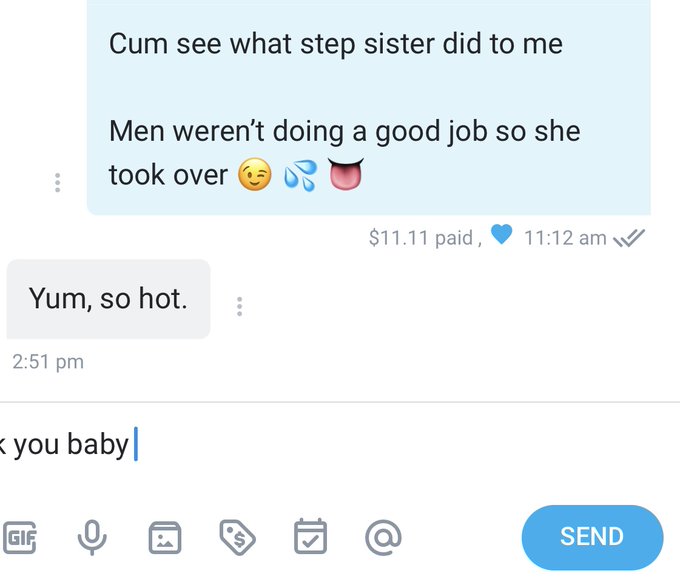 Have you seen my #stepsister content? Well you should on #onlyfans https://t.co/hvN6ziHd9n<a href="/tag/stepsister"class="tags">#stepsister</a><a href="/tag/onlyfans"class="tags"><span>#onlyfans</span></a>