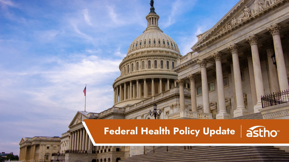 This week's #FederalHealthPolicyUpdate recaps all developments ASTHO has been monitoring throughout the fall in terms of policy. Get a full summary here: bit.ly/49Hy1gF #CapitolHill #GovernmentShutdown
