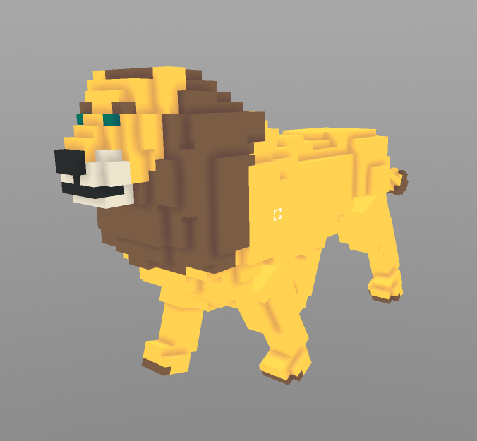 voxelkooow's tweet photo. Lion @cubzh_
#voxel #voxels #voxelart #lowpoly #magicavoxel #cubz https://t.co/i4xNI6OxxA