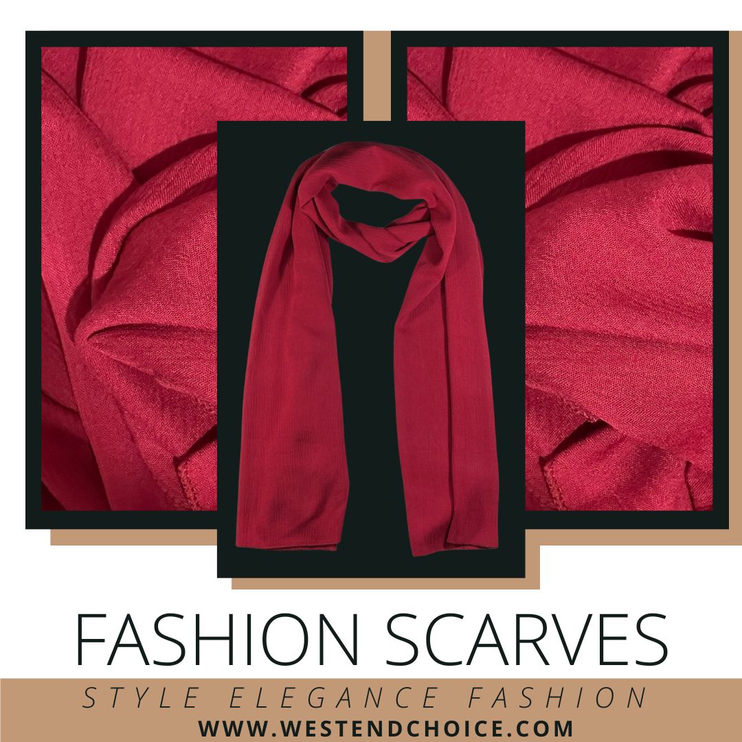 Stay cozy and stylish this autumn with a burgundy scarf! This versatile accessory can be dressed up or down, and it's perfect for keeping you warm on chilly days.

westendchoice.com
#westendchoice

#burgundyscarf #ukscarf #autumnscarf #fashionscarf #scarfstyle #scarfaddict