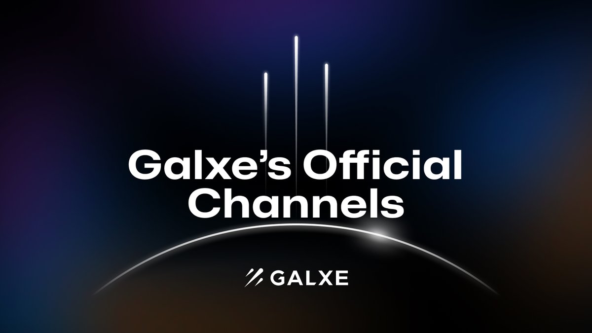 Stay connected with #Galxe☄️ 

Follow our official channels for added security and to avoid fake accounts.

X Accounts: 
🔗 <a href="/Galxe/">Galxe</a> 
🔗 @GalxeCampaigns 
🔗 <a href="/GalxeDAO/">G DAO</a> 
🔗 <a href="/GalxeTR/">Galxe Turkey</a> 
🔗 <a href="/GalxeVN/">Galxe Vietnam</a> 
🔗 <a href="/GalxeJP/">Galxe Japan</a>

📣 Telegram: t.me/galxe

👥 Discord: discord.gg/galxe