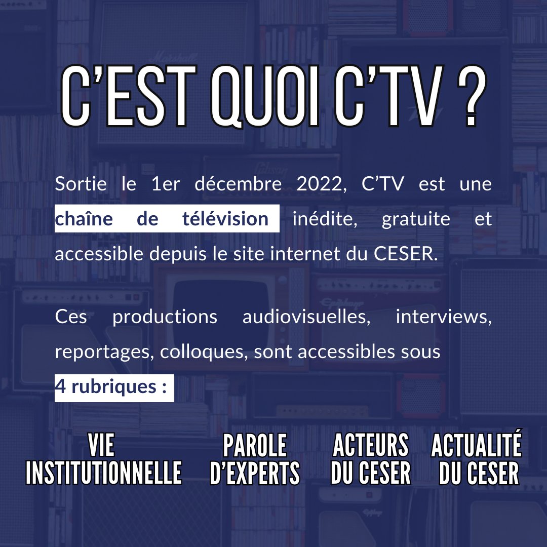 📺 Aujourd'hui, le <a href="/ceseraura/">CESER Auvergne-Rhône-Alpes</a> célèbre la Journée mondiale de la télévision ! 

Découvrez ou redécouvrez C'TV, la chaîne du CESER Auvergne-Rhône-Alpes. 

#JournéeDeLaTélévision #CTV #Communication #Télévision