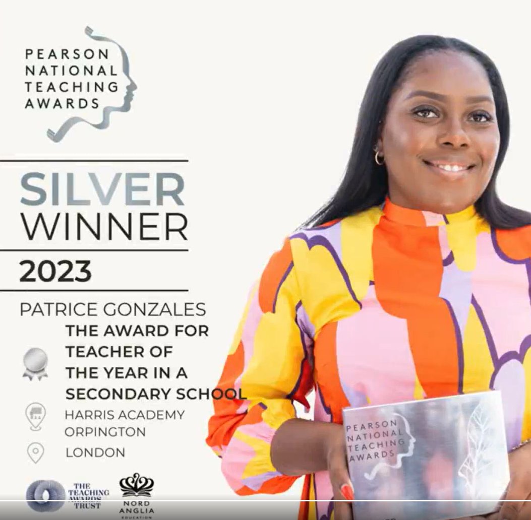 HarrisEdHistory's tweet photo. We can't wait to tune in for The Pearson National  @TeachingAwards celebrations on @BBCTheOneShow tonight at 7pm tonight! Will be wishing our very own Patrice Gonzales the best of luck! Going for Gold(trophy emoji) @HF_Careers @HarrisFed @haorpington @PatriciaDionne https://t.co/17M25gO50o