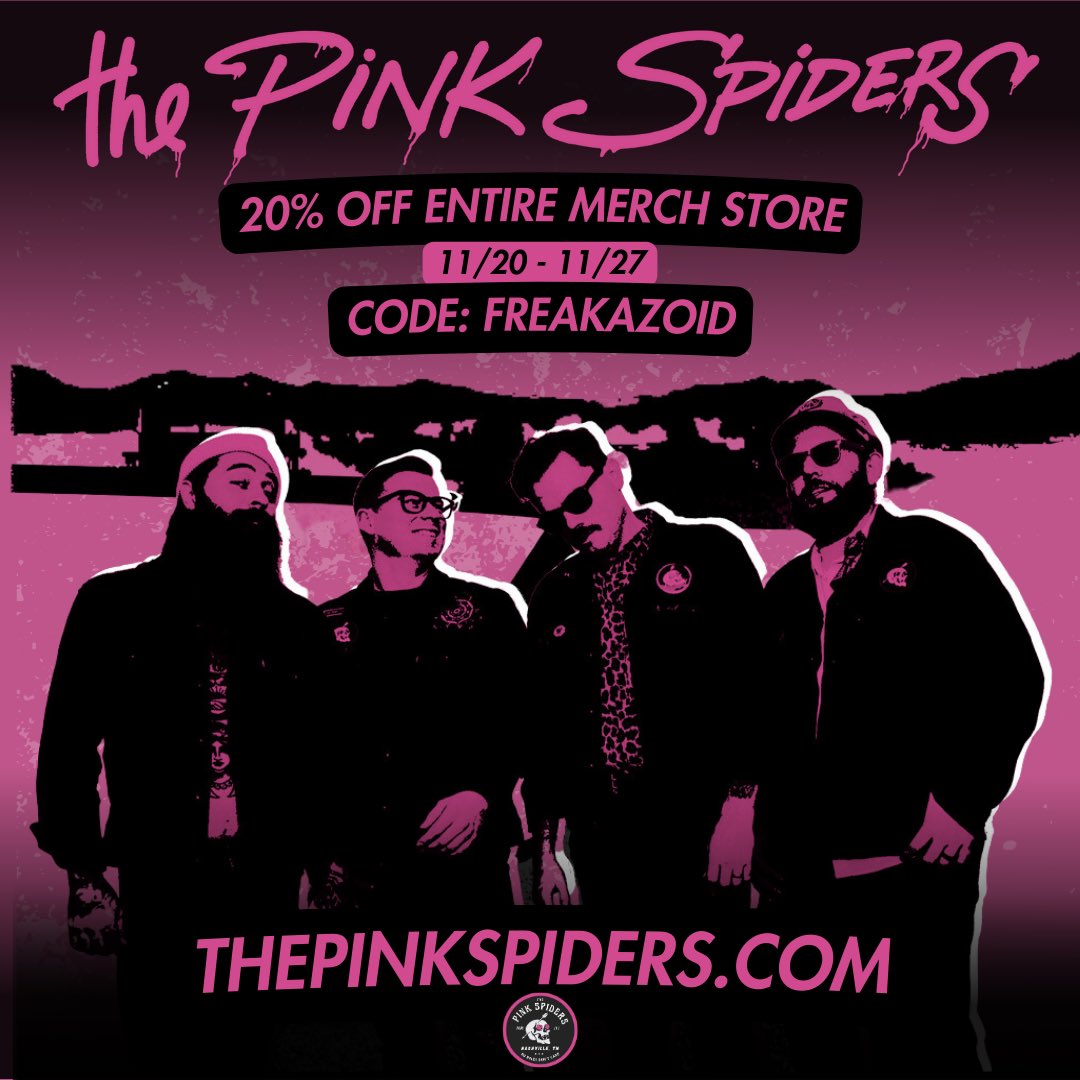 The Pink Spiders tweet media