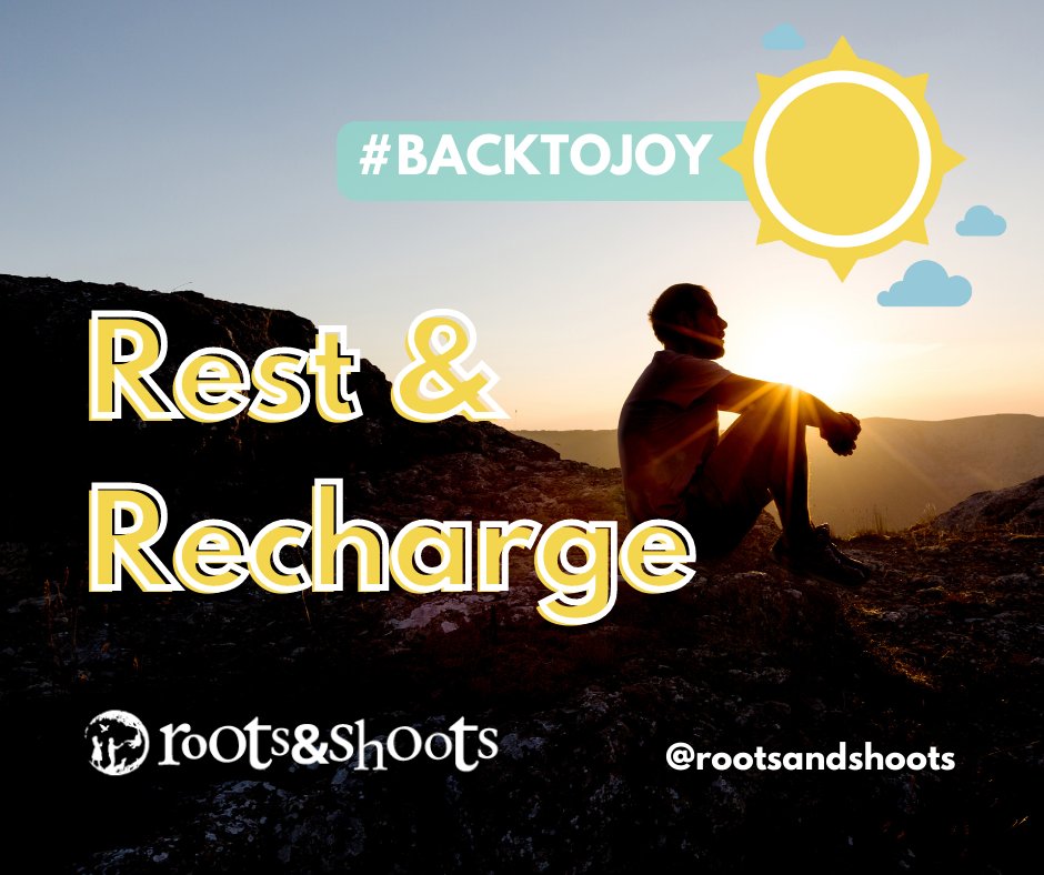 🌙 We’re on our final #BacktoJoy #DayofJoy , focusing on one very important area of your work: resting. Constant movement isn’t sustainable. Rest is not the opposite of action, but an act of self-compassion. What’s one way you’re letting your mind and/or body rest today? ❤️