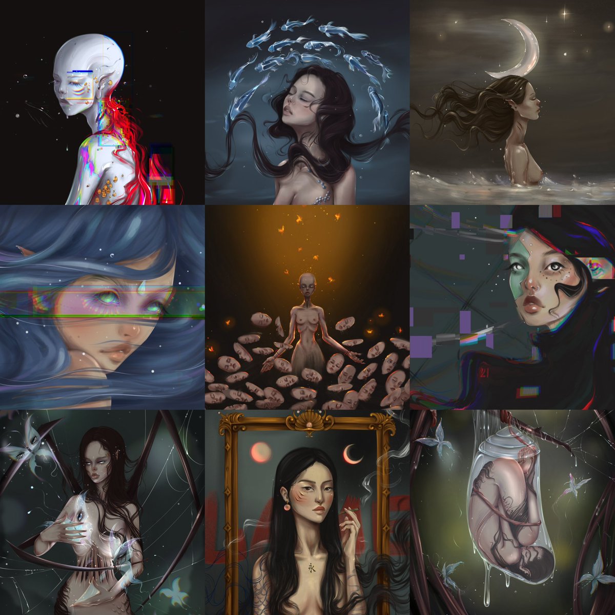 My all minted works so far, what is your favorite? ♥️

Each of these souls is waiting for its magic hour💧