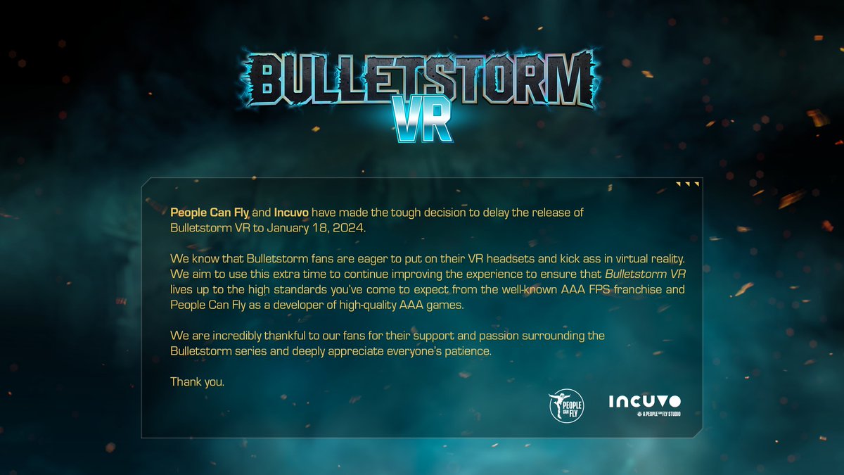 Bulletstorm tweet media
