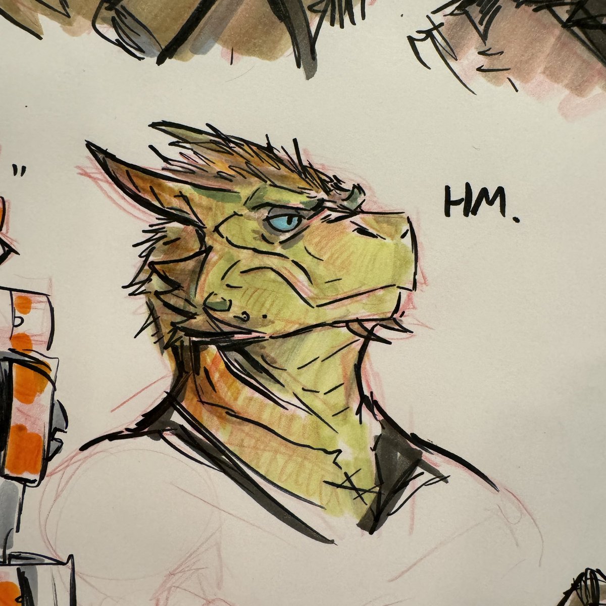 creativemechncs's tweet photo. More sketches of Fjord the Folk Hero
.
.
#BaldursGate #bg3 #dragonborn #dragon #fjord #sketchbook #drawing #cheracterdesign https://t.co/ze8u9efR9Z