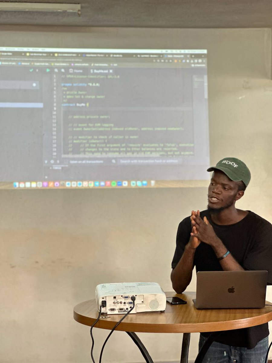 GalienMuhindo's tweet photo. 🚀 Exciting times at@ Makerere University! 🌍 Hosted an enlightening event , introducing passionate students to the world of #blockchain and empowering them with insights on building on @celo.
#blockchaineducation #techinnovation #googledsc #celoblockchain #empoweringstudents https://t.co/IDBHywaYzw