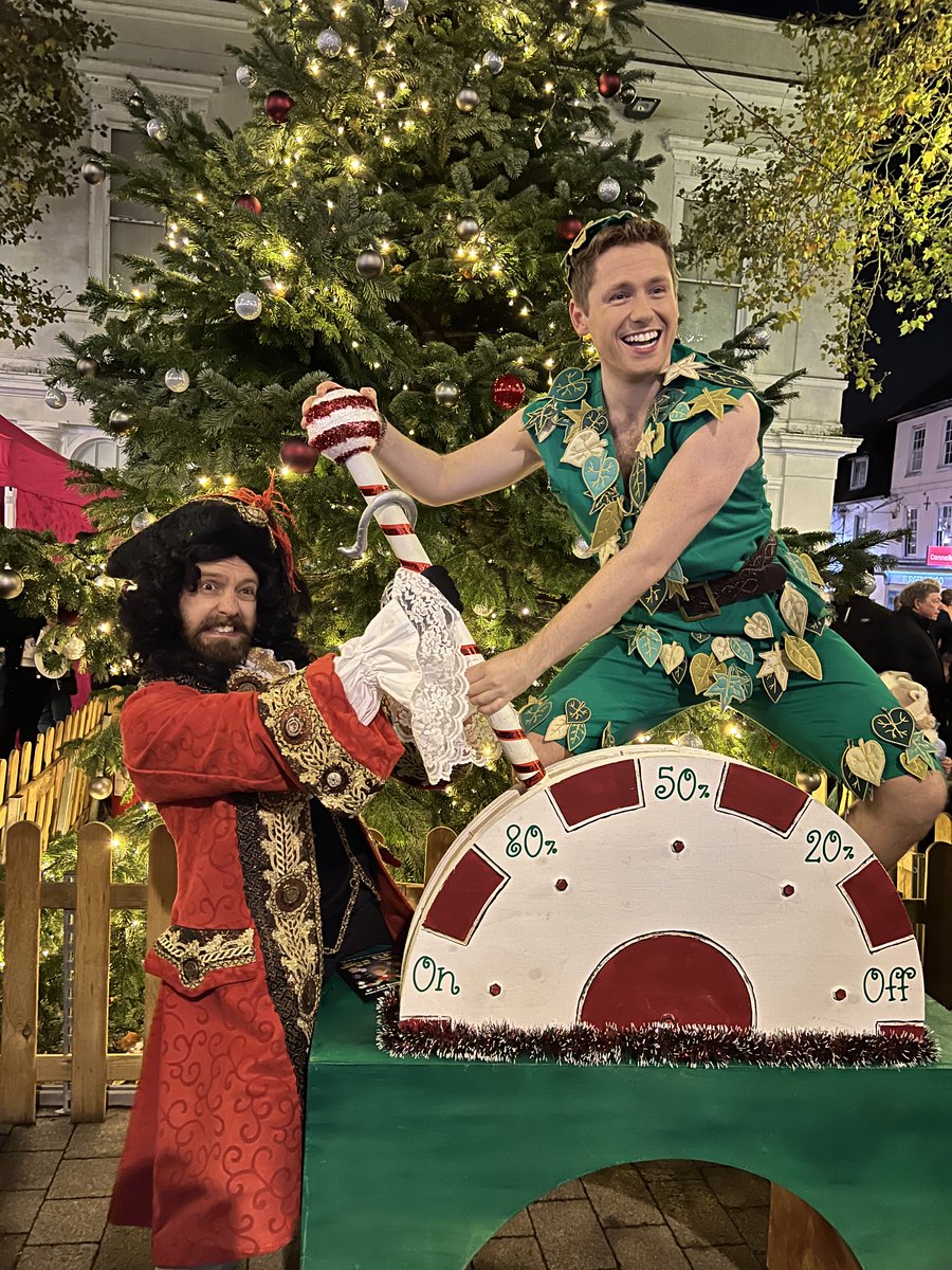 Anvil Arts (@anvilarts) on Twitter photo Last Friday, #PeterPan (<a href="/DavidRibiMusic/">David Ribi</a>) and #CaptainHook (@Chris_Fearn_) switched on the Christmas lights at the <a href="/LoveBstoke/">Love Basingstoke</a> festive event. 🎄
Don't miss seeing them in our #pantomime next month! 🪝🏴☠️
📅 The Anvil / 8 – 31 Dec
🎟️ bit.ly/46AX4jp
<a href="/UKP_Ltd/">UK Productions Ltd</a> #PeterPanvil Last Friday, #PeterPan (<a href="/DavidRibiMusic/">David Ribi</a>) and #CaptainHook (@Chris_Fearn_) switched on the Christmas lights at the <a href="/LoveBstoke/">Love Basingstoke</a> festive event. 🎄
Don't miss seeing them in our #pantomime next month! 🪝🏴☠️
📅 The Anvil / 8 – 31 Dec
🎟️ bit.ly/46AX4jp
<a href="/UKP_Ltd/">UK Productions Ltd</a> #PeterPanvil