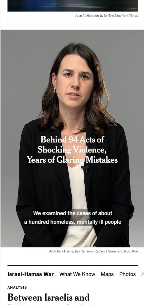 maxloisel's tweet image. Nouveau : le New York Times publie sur sa homepage des courtes vidéos où des journalistes racontent une enquête qu'ils viennent de publier. 

Un format complémentaire avec l'article complet, plus incarné et concis, qui donne davantage à voir tout le travail journalistique