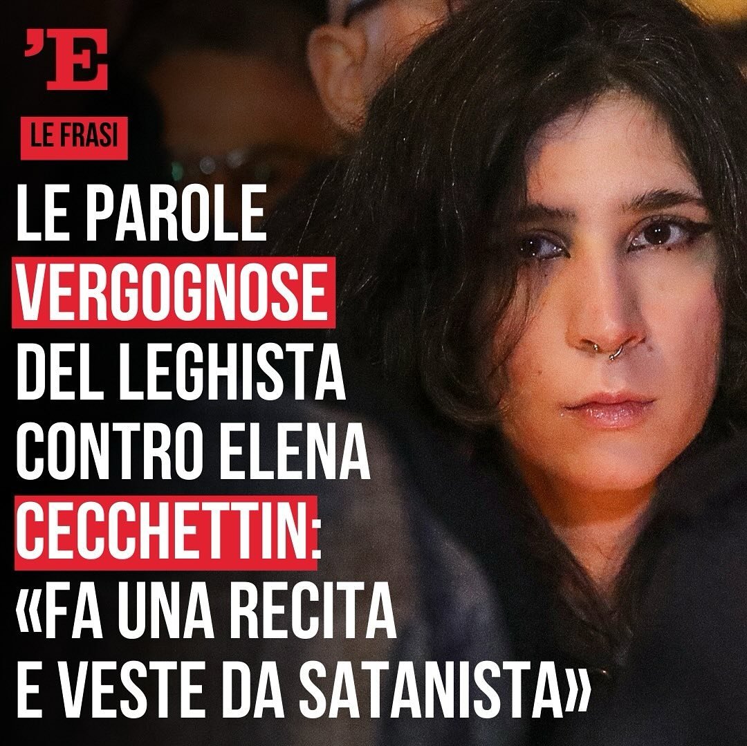 L'attacco becero del consigliere Valdegamberi contro Elena Cecchettin, sorella di Giulia, è la dimostrazione di cosa sia il patriarcato: l'attacco violento contro una donna che dice come la pensa e lo fa essendo parte in causa. 

Elena ha detto cose condivisibilissime, ma sono