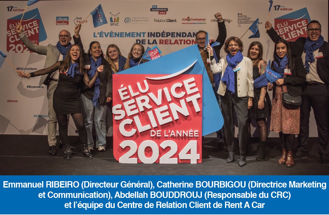 [ 🏆Prix🏆 ] L’Élection du Service Client de l'Année France (ESCDA) vient de dévoiler son #palmarès 2024. Rent A Car est très fier d’en être lauréat, d’autant qu’il  s’agit de notre 1e participation à ce concours très sélectif ! + d'infos ici : 👉 bitly.ws/PhPf 👈