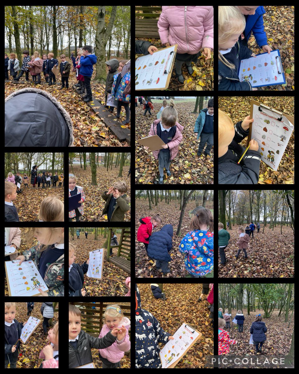 This afternoon, Reception were learning about the season Autumn🍁. 
We talked about what happens in the season and what we might find. 
We had to go into our forest area with a checklist and see what we could find. 
We love our forest area!🍂🤩
<a href="/BarntonMrsF/">Mrs Fisher</a> <a href="/BarntonMissR/">Miss Rutter</a>